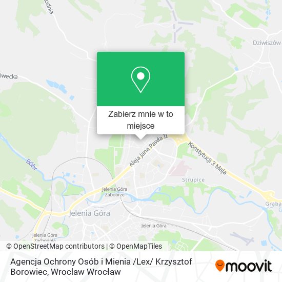 Mapa Agencja Ochrony Osób i Mienia /Lex/ Krzysztof Borowiec