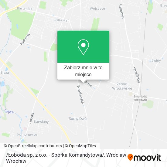 Mapa /Łoboda sp. z o.o. - Spółka Komandytowa/