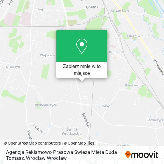 Mapa Agencja Reklamowo Prasowa Swieza Mieta Duda Tomasz