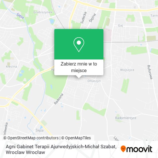 Mapa Agni Gabinet Terapii Ajurwedyjskich-Michał Szabat