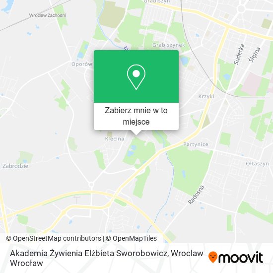 Mapa Akademia Żywienia Elżbieta Sworobowicz