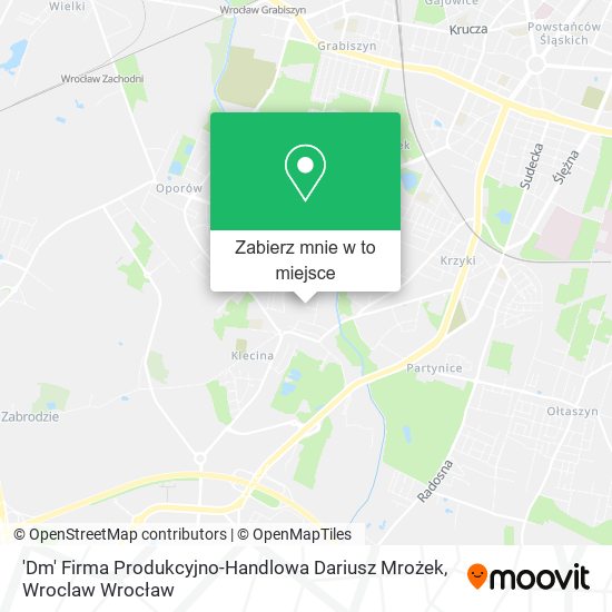 Mapa 'Dm' Firma Produkcyjno-Handlowa Dariusz Mrożek