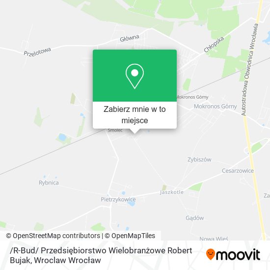 Mapa /R-Bud/ Przedsiębiorstwo Wielobranżowe Robert Bujak
