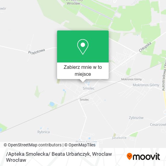 Mapa /Apteka Smolecka/ Beata Urbańczyk