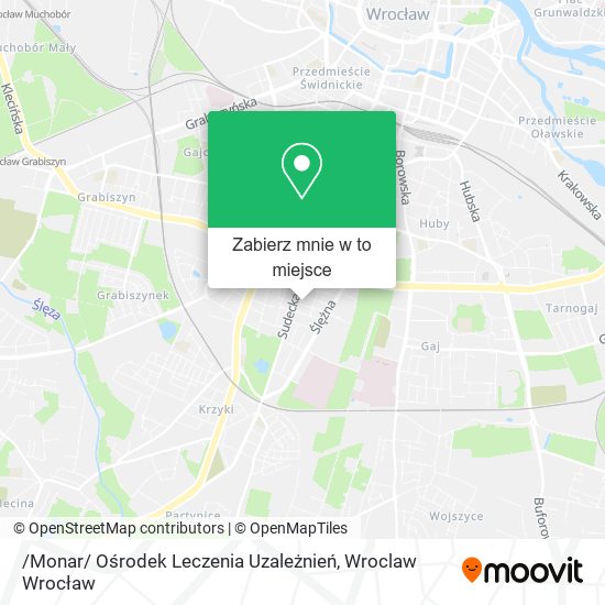 Mapa /Monar/ Ośrodek Leczenia Uzależnień