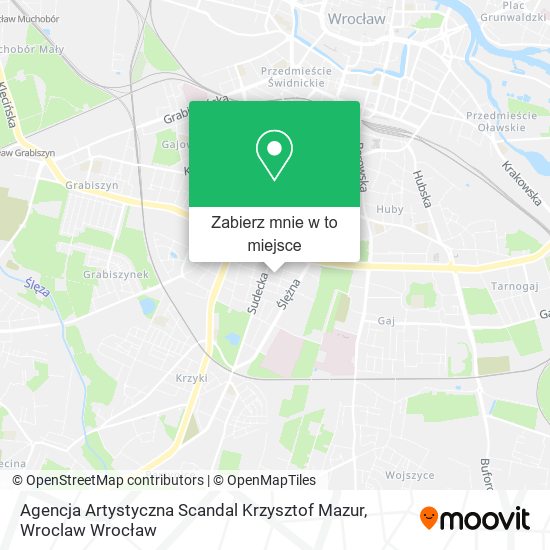 Mapa Agencja Artystyczna Scandal Krzysztof Mazur