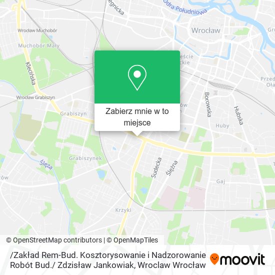 Mapa /Zakład Rem-Bud. Kosztorysowanie i Nadzorowanie Robót Bud./ Zdzisław Jankowiak