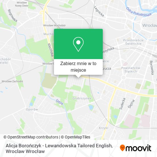 Mapa Alicja Borończyk - Lewandowska Tailored English