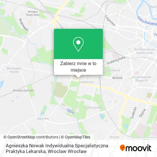 Mapa Agnieszka Nowak Indywidualna Specjalistyczna Praktyka Lekarska