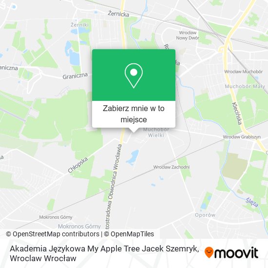 Mapa Akademia Językowa My Apple Tree Jacek Szemryk