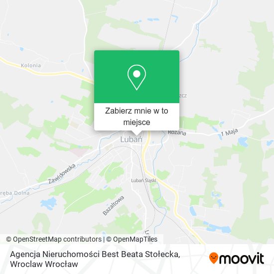 Mapa Agencja Nieruchomości Best Beata Stołecka