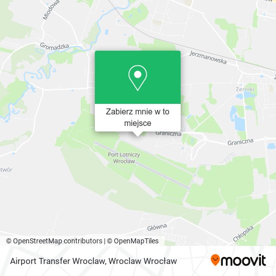 Mapa Airport Transfer Wroclaw