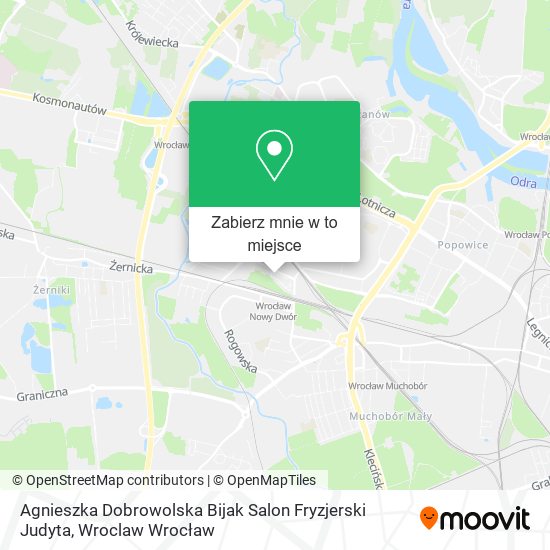 Mapa Agnieszka Dobrowolska Bijak Salon Fryzjerski Judyta