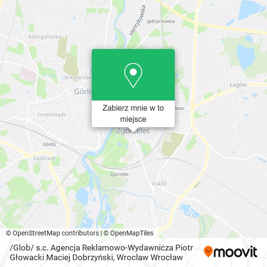 Mapa /Glob/ s.c. Agencja Reklamowo-Wydawnicza Piotr Głowacki Maciej Dobrzyński