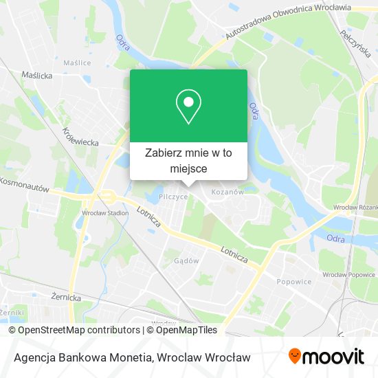 Mapa Agencja Bankowa Monetia