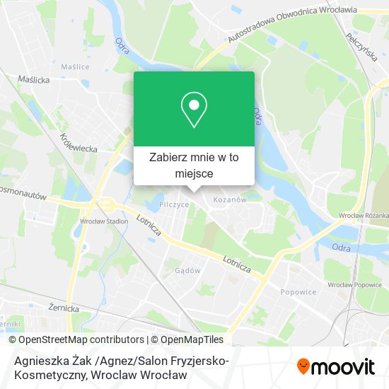 Mapa Agnieszka Żak /Agnez / Salon Fryzjersko-Kosmetyczny