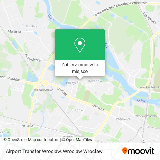 Mapa Airport Transfer Wroclaw