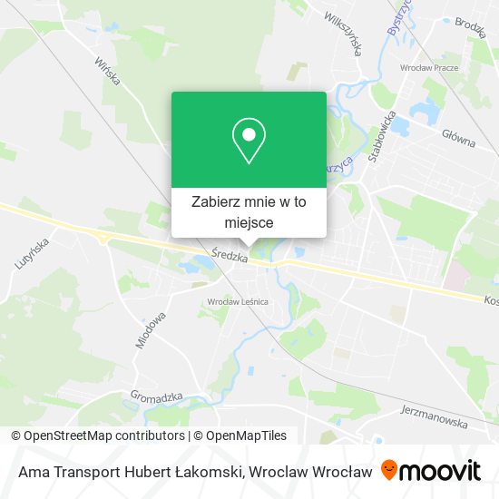 Mapa Ama Transport Hubert Łakomski