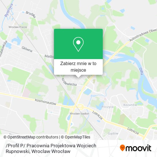 Mapa /Profil P/ Pracownia Projektowa Wojciech Rupnowski