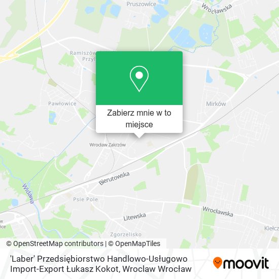 Mapa 'Laber' Przedsiębiorstwo Handlowo-Usługowo Import-Export Łukasz Kokot