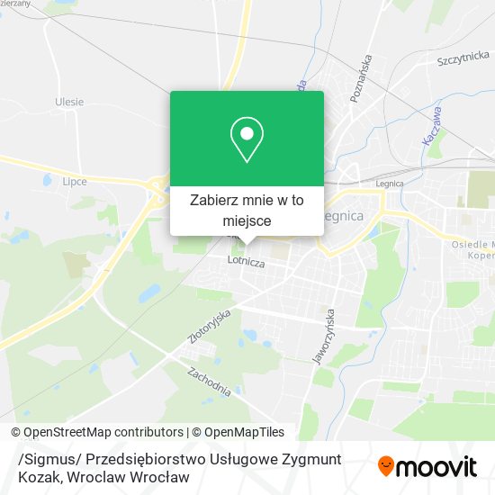 Mapa /Sigmus/ Przedsiębiorstwo Usługowe Zygmunt Kozak