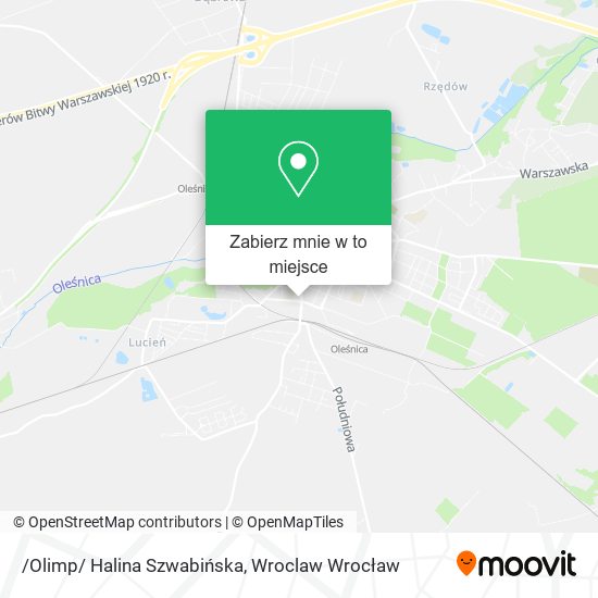 Mapa /Olimp/ Halina Szwabińska