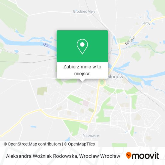 Mapa Aleksandra Woźniak Rodowska