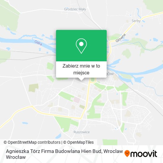 Mapa Agnieszka Tórz Firma Budowlana Hien Bud