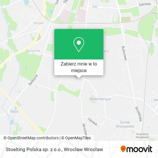 Mapa Stoelting Polska sp. z o.o.