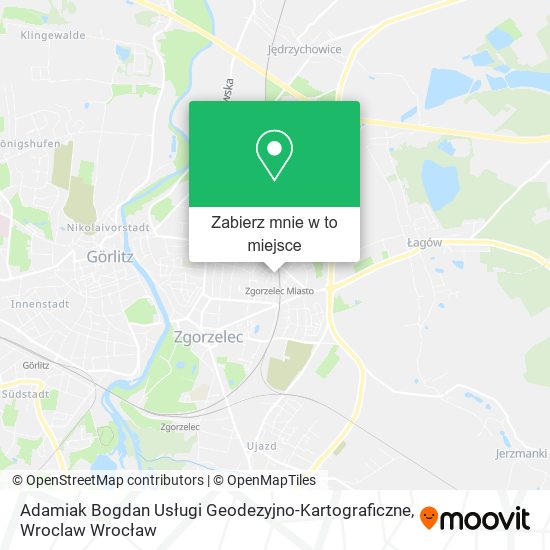 Mapa Adamiak Bogdan Usługi Geodezyjno-Kartograficzne