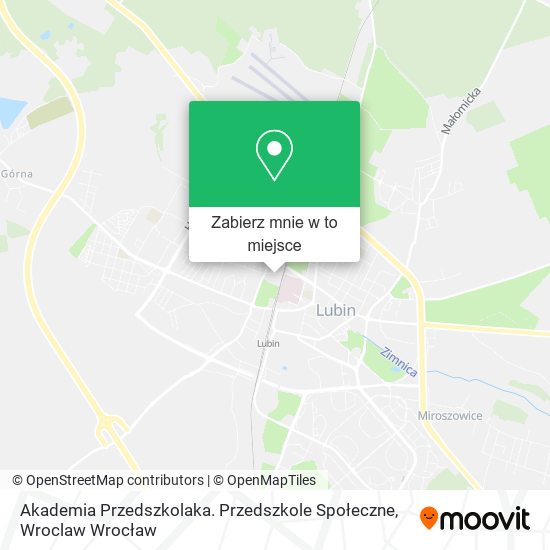 Mapa Akademia Przedszkolaka. Przedszkole Społeczne