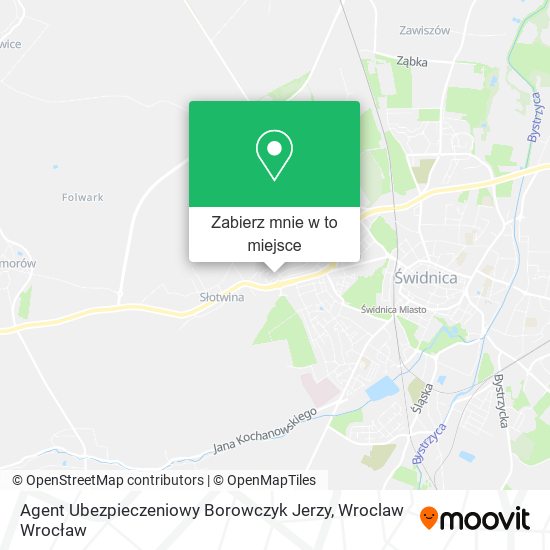 Mapa Agent Ubezpieczeniowy Borowczyk Jerzy