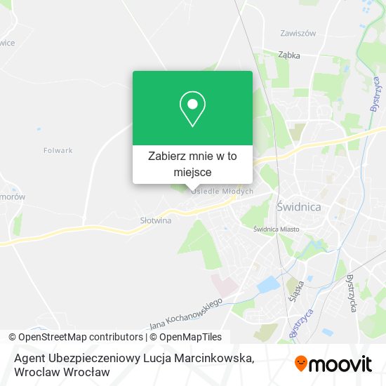 Mapa Agent Ubezpieczeniowy Lucja Marcinkowska
