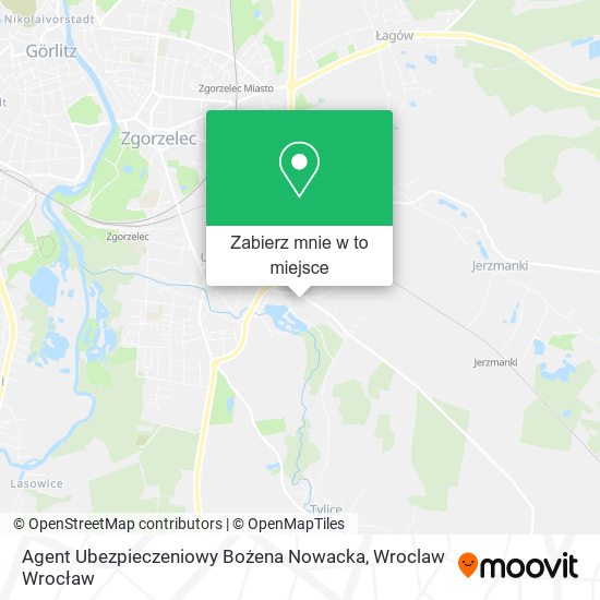 Mapa Agent Ubezpieczeniowy Bożena Nowacka