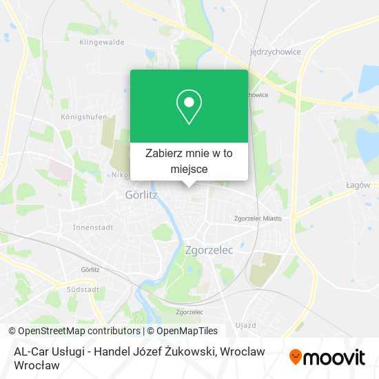 Mapa AL-Car Usługi - Handel Józef Żukowski