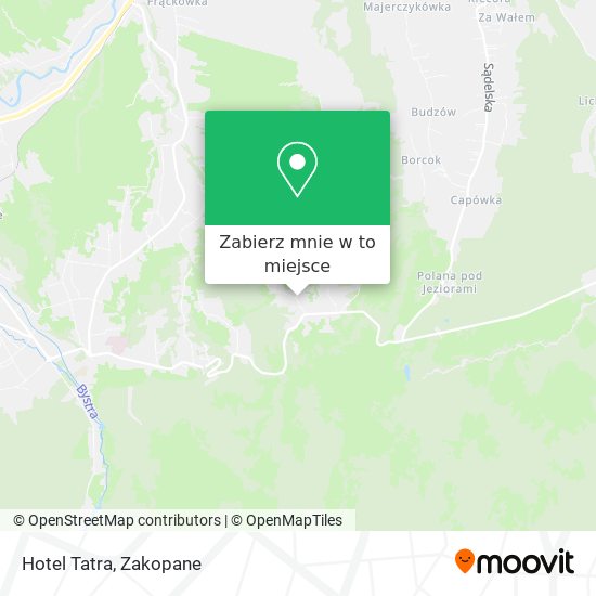 Mapa Hotel Tatra
