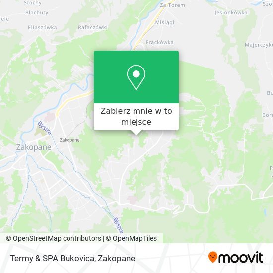 Mapa Termy & SPA  Bukovica