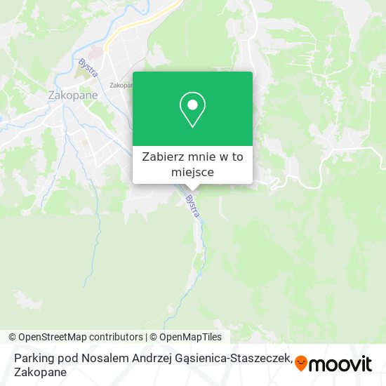 Mapa Parking pod Nosalem Andrzej Gąsienica-Staszeczek