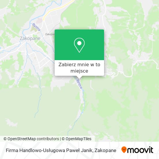 Mapa Firma Handlowo-Usługowa Paweł Janik