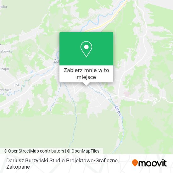Mapa Dariusz Burzyński Studio Projektowo-Graficzne