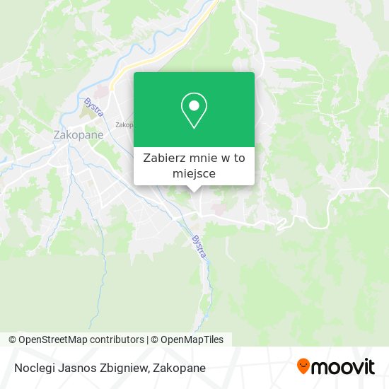 Mapa Noclegi Jasnos Zbigniew
