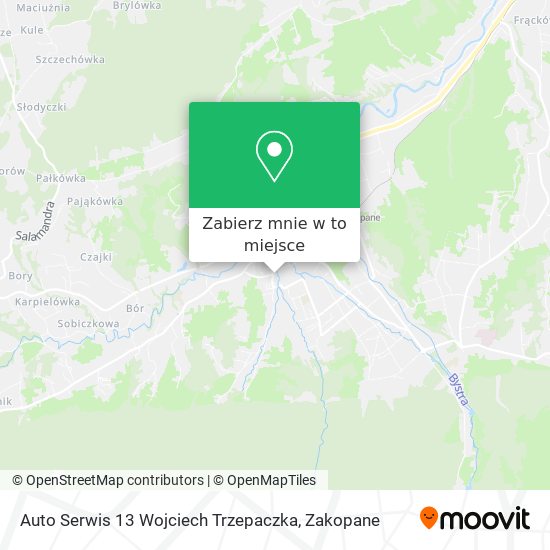 Mapa Auto Serwis 13 Wojciech Trzepaczka