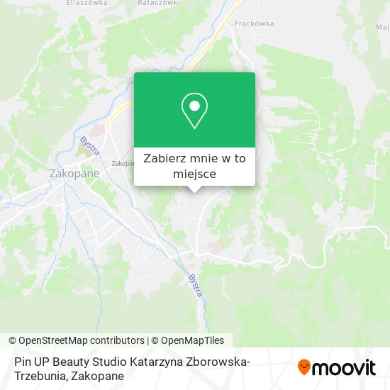 Mapa Pin UP Beauty Studio Katarzyna Zborowska-Trzebunia