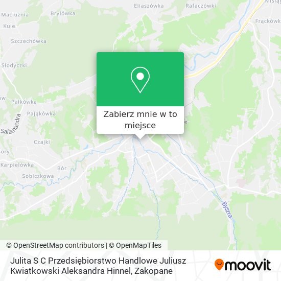 Mapa Julita S C Przedsiębiorstwo Handlowe Juliusz Kwiatkowski Aleksandra Hinnel