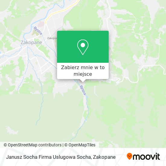 Mapa Janusz Socha Firma Uslugowa Socha