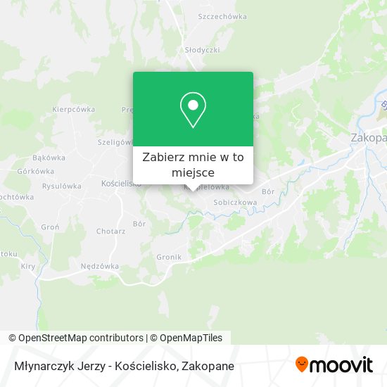 Mapa Młynarczyk Jerzy - Kościelisko