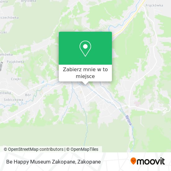 Mapa Be Happy Museum Zakopane