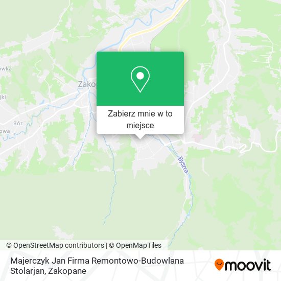 Mapa Majerczyk Jan Firma Remontowo-Budowlana Stolarjan
