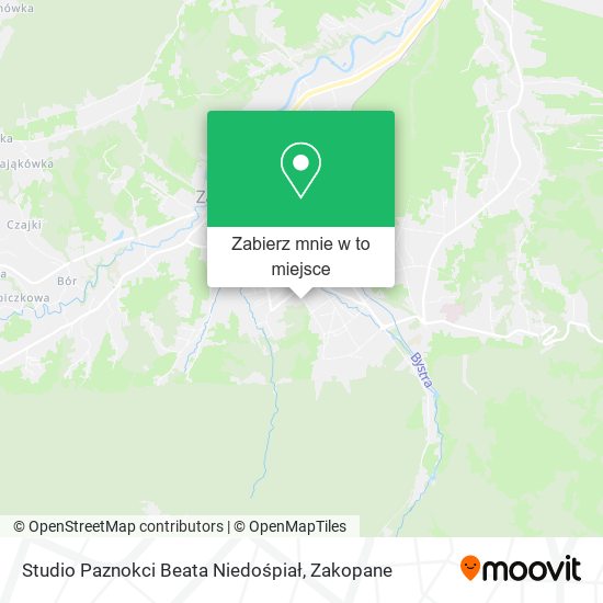 Mapa Studio Paznokci Beata Niedośpiał