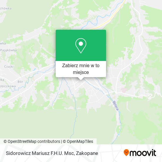 Mapa Sidorowicz Mariusz F.H.U. Msc